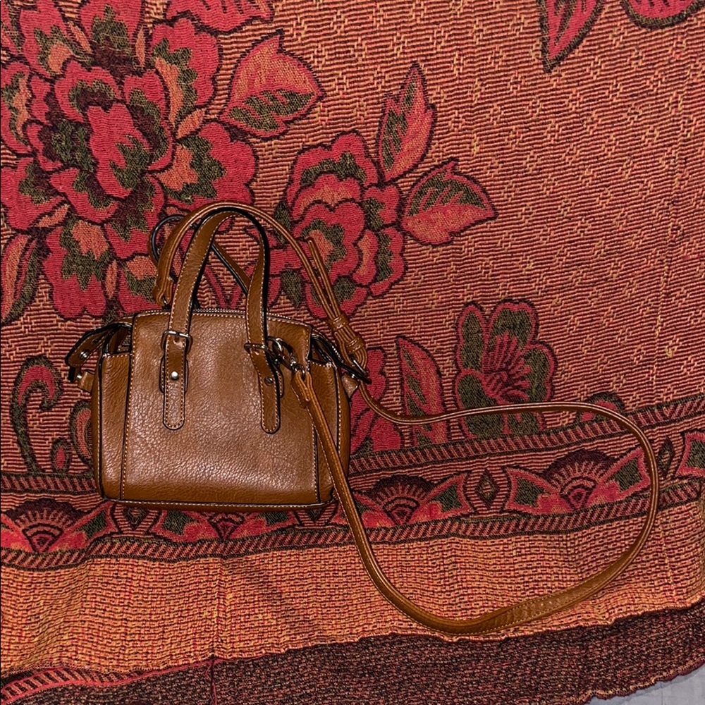 Forever 21 Brown Mini Bag with Structured Design - Picture 6 of 7